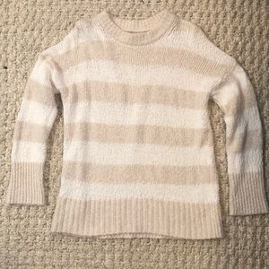 Lou & Grey nude striped sweater